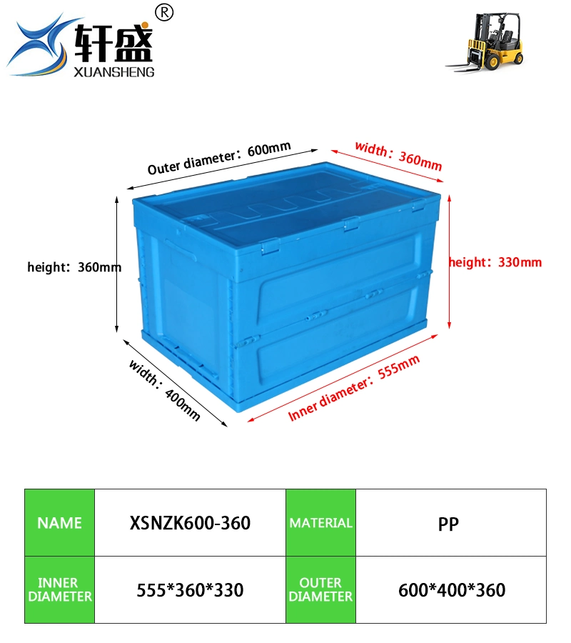 Hot Sales Cheap Price Logistics Storage Folding Plastic Box for Vegetable and Food