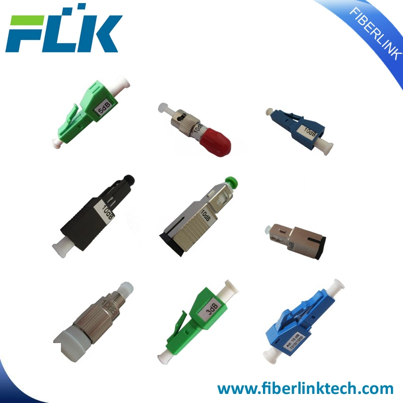 LC Singlemode Female-Male Fiber/Fibre Optic/Optical Attenuator for FTTH