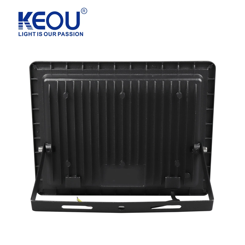 Keou High Wattage lámpara ultra delgada cuerpo 100W IP65 LED impermeable Luz de inundación