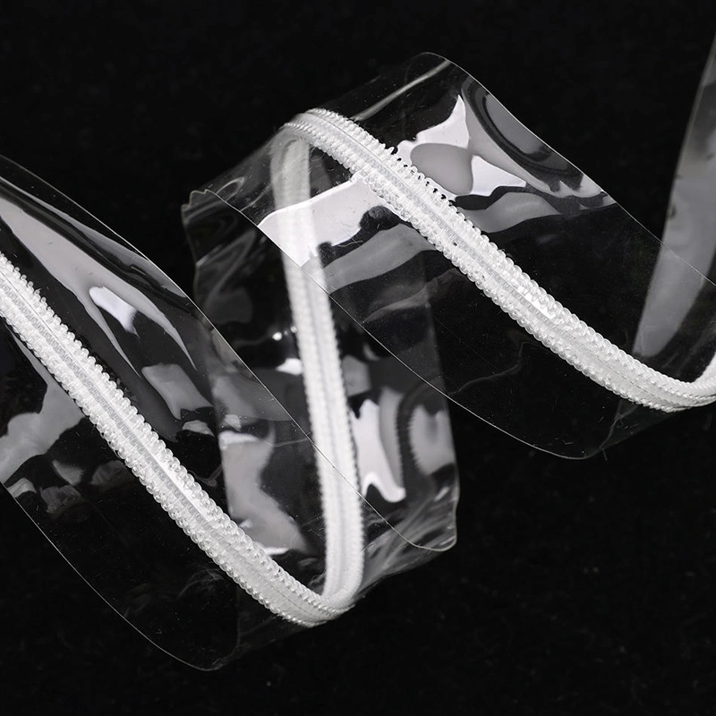 High quality/High cost performance  Backpack Clear Zipper PVC Accessories Zipper for Garment