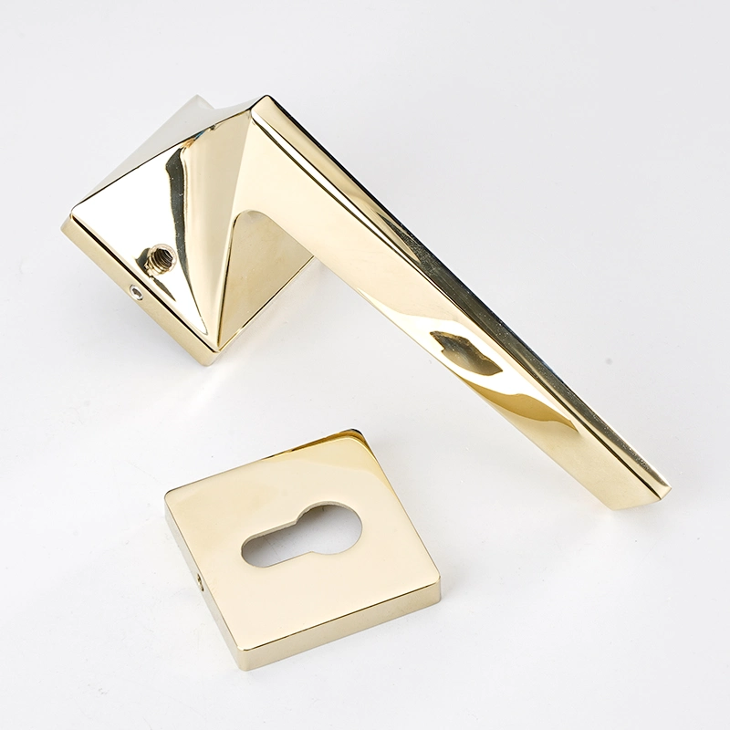 الجملة ريترو Style Hotel Plate Door Handle Zinc Alloy Bedroom مجموعة قفل الباب الأمامي لخشب الأمان