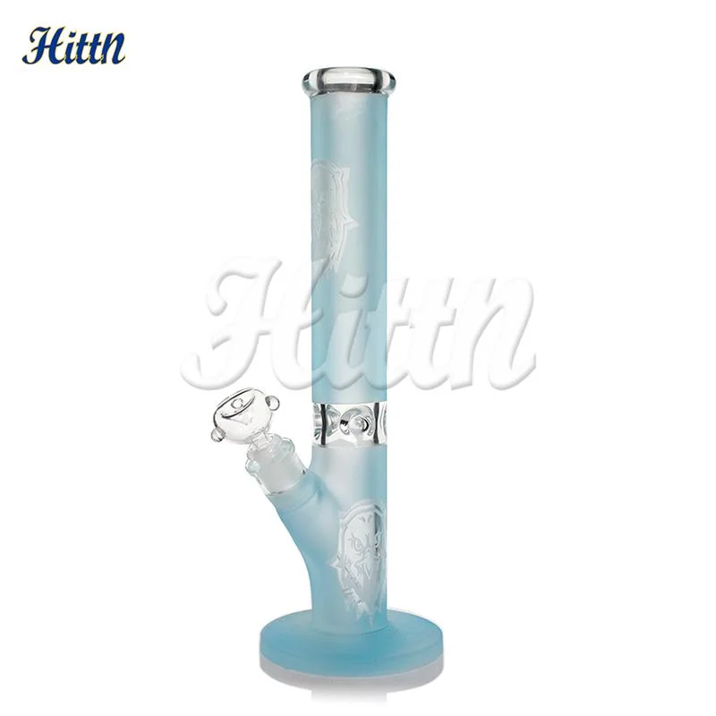 15.6 Inches High Borosilicate Sandblasted Smoke Pipe Electric Hookah Glass Smoking Pipe Sweet Puff Pipe