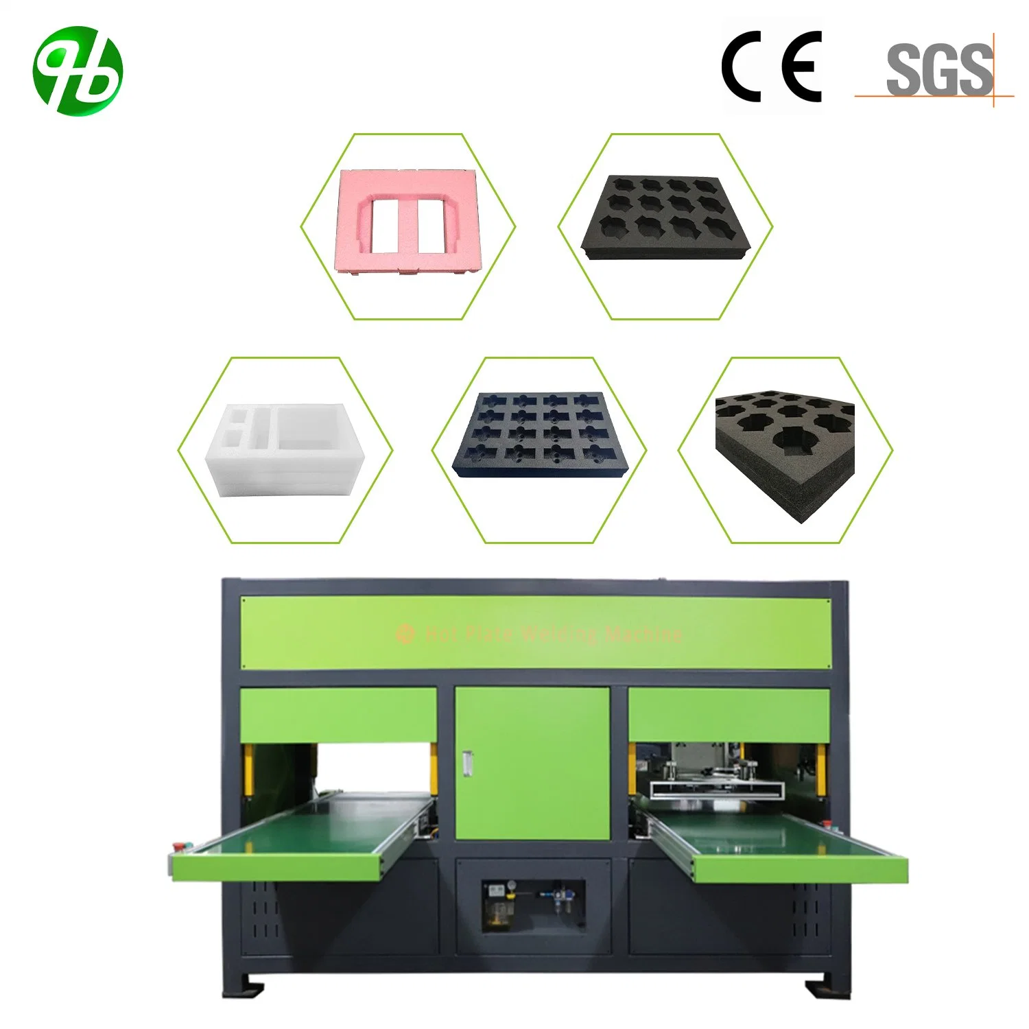 Qianbao EPE Foam Machine PE EPE XPE Custom Protective Packaging Automatic Hot Plate Welder Custom Cut Foam Case Inserts Polyethylene Foam Interiowelding Machine