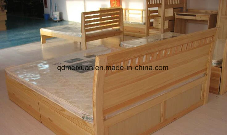 Solid Wooden Bed Modern Beds (M-X2838)