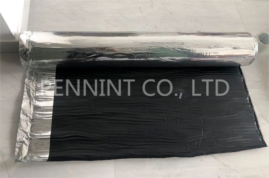 Cross-Laminated HDPE Filmed Bitumen Membrane Self-Adhesive Sheet