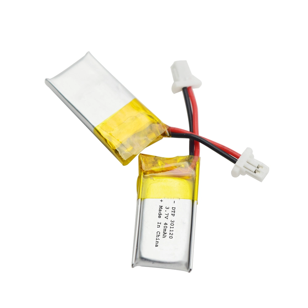 3.7V 40mAh Lithium Polymer Battery for Mini Fan