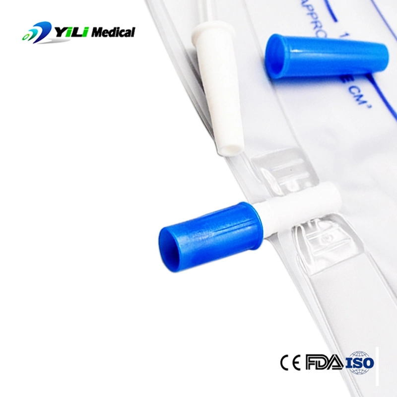 2000ml Push-Pull Valve Disposable Catheter Urine Drainage Bag