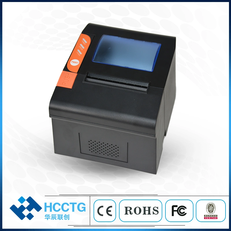 10% de desconto de trabalho barata impressora térmica POS 80mm LAN a vida da cabeça impressora térmica USB 150km (HCC-POS894)