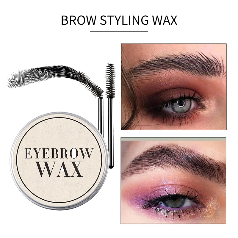 3D Eyebrow Styling Cream Wax Waterproof Organic Brow Freeze Gel Custom Logo