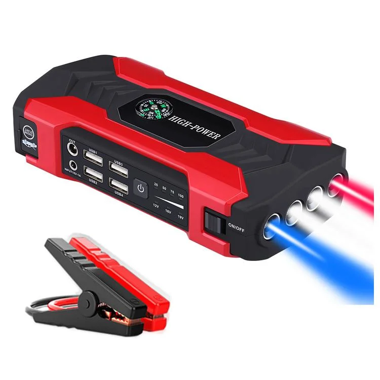 Car Emergency Tool Kit 12V 28000mAh Car Jumpstart Jump Starter