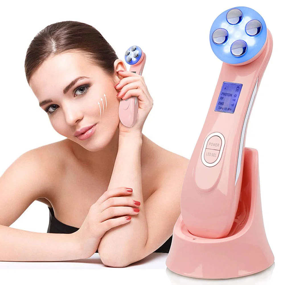 RF EMS Lifting Facial Beauty Device Facial Mesotherapy Skin Care Facial Deep Cleansing Machine Facial Massager