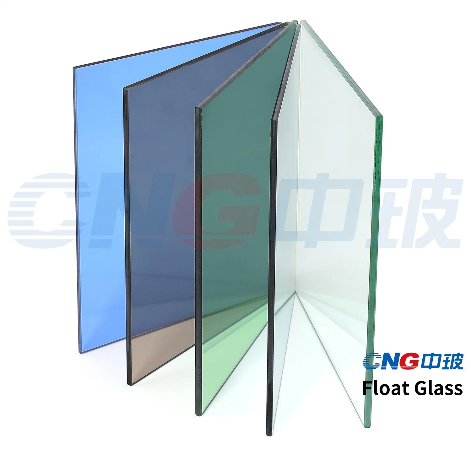 5mm Tinted Float Glass with Green, Blue, Grey, Bronze, Clear Colors