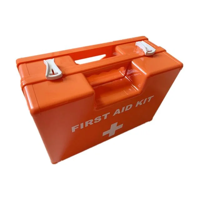 Home, Office, Factory Orange ABS First Aid Kit First Aid Box