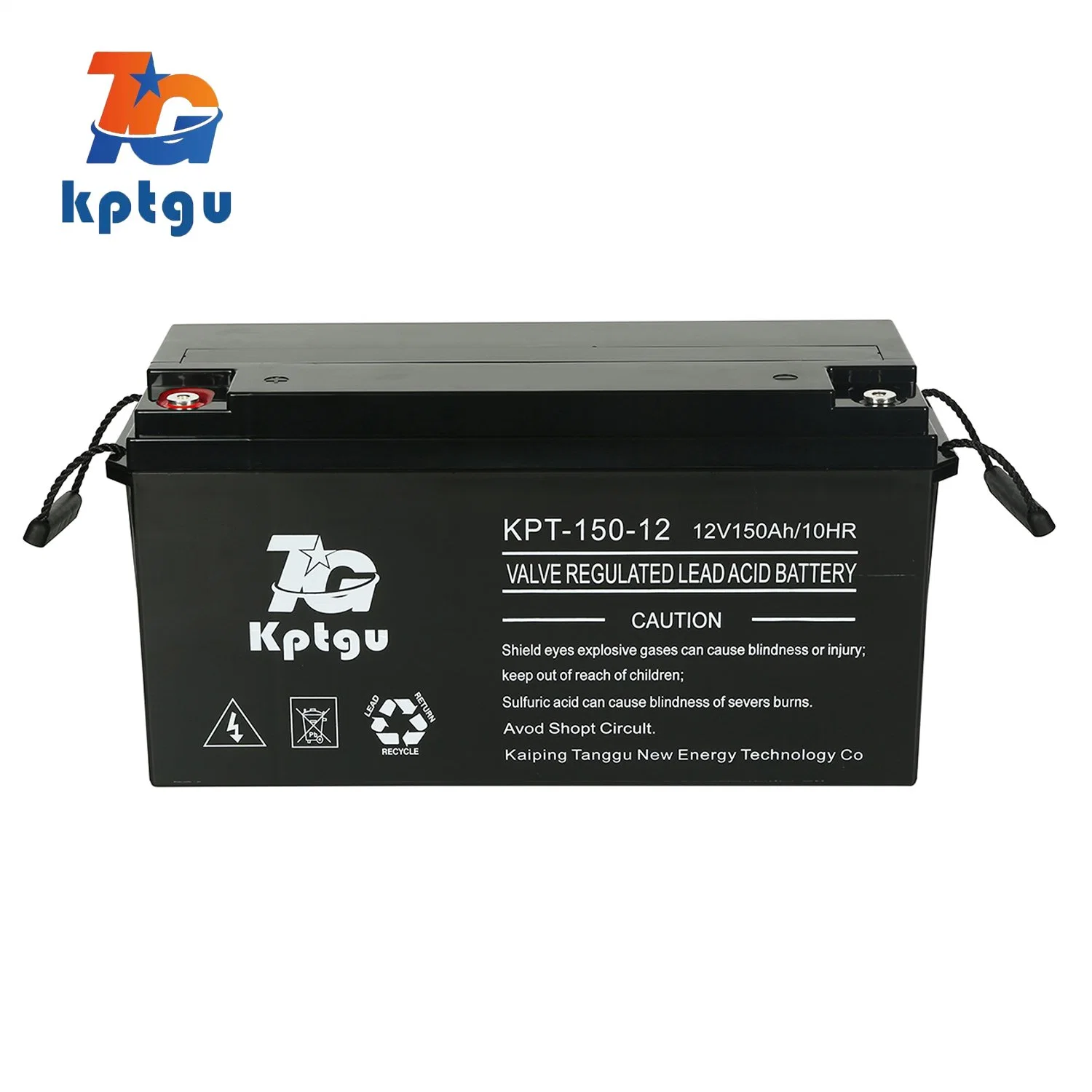 Batterie AGM sans entretien Batterie UPS Batterie solaire au plomb régulée par soupape pour l'alimentation électrique.