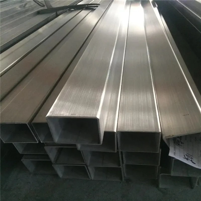 SUS 201 202 304 316 309S 409 904 430 Stainless Steel Square Hollow Pipe Tube/Ss Tube Square for Building Material