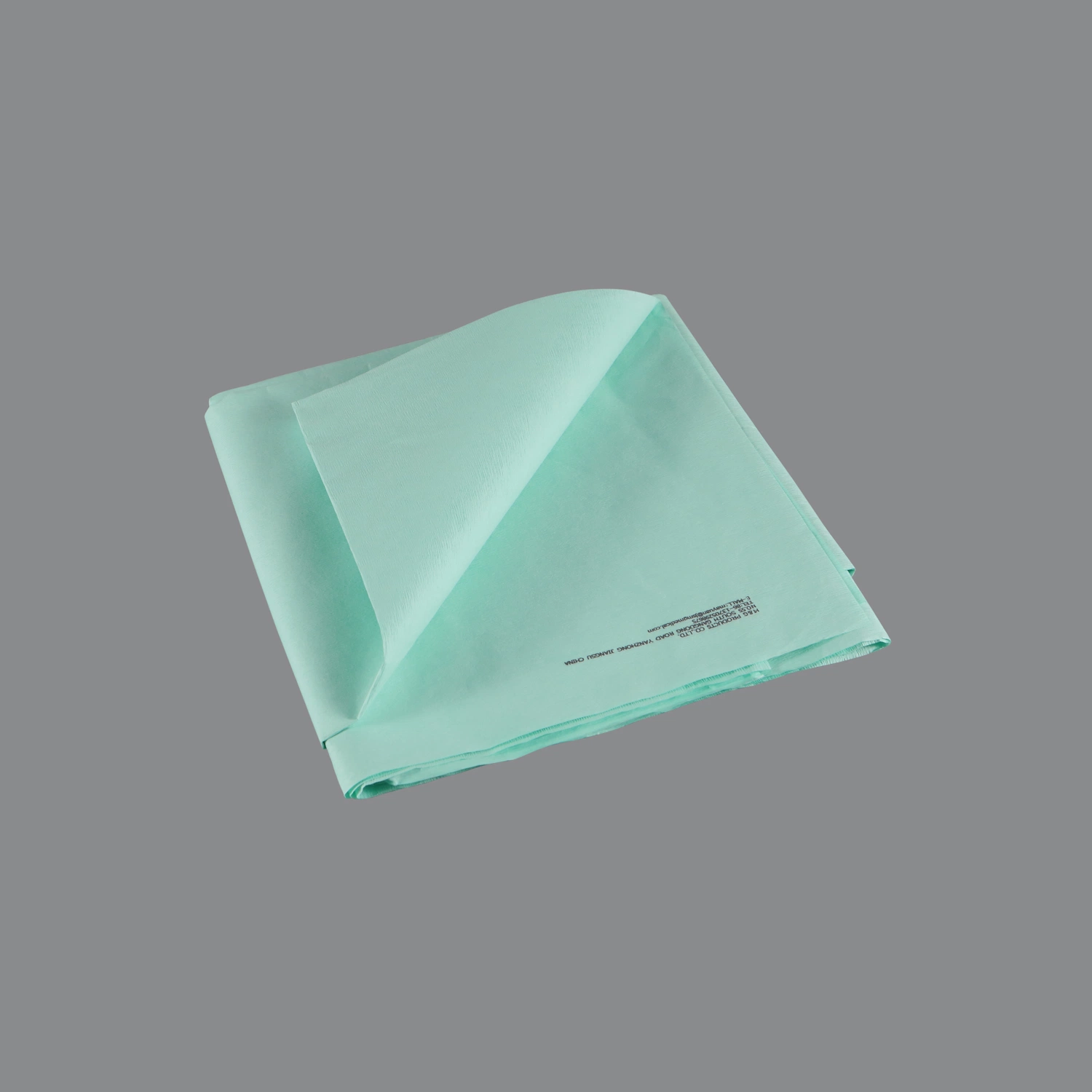 Medical Crepe Paper for Hospital Bed Use Green Disposable Professional Equipment