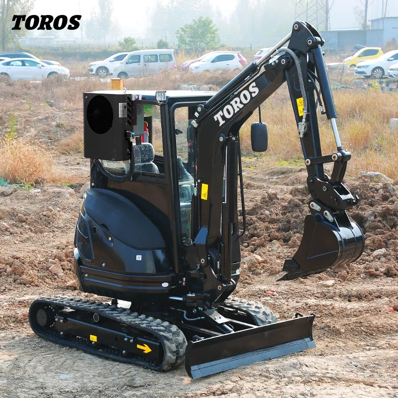 3.5 toneladas 1000 kg preço de fábrica marca de Mini-escavadora de rastos para jardim Mini-escavadora Digger para venda 1.5 toneladas 2 toneladas 3 Escavadora de 5 toneladas para máquinas de construção ton