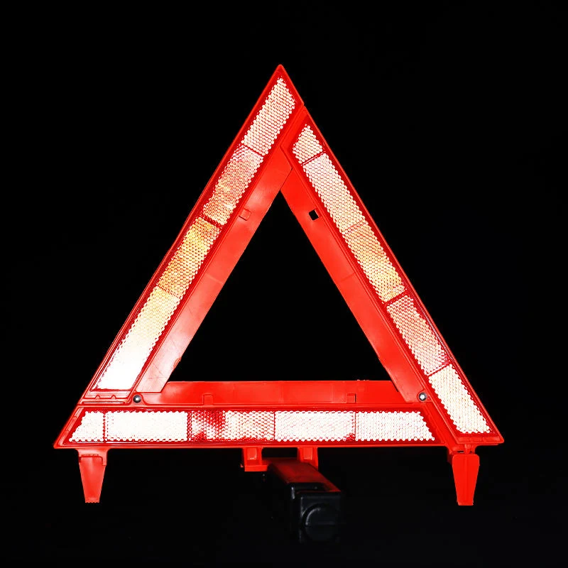 Reflector de segurança de trânsito, triângulo de aviso das ferramentas de emergência do veículo