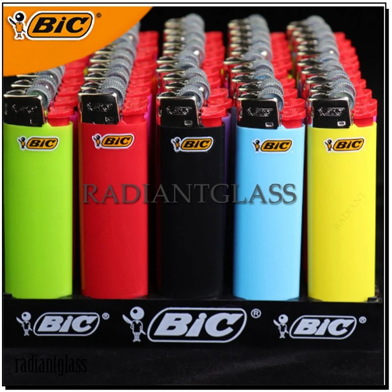 French Brand Flint Grinding Wheel Lighter Bic Bick J5 Plastic Disposable Gas Lighter