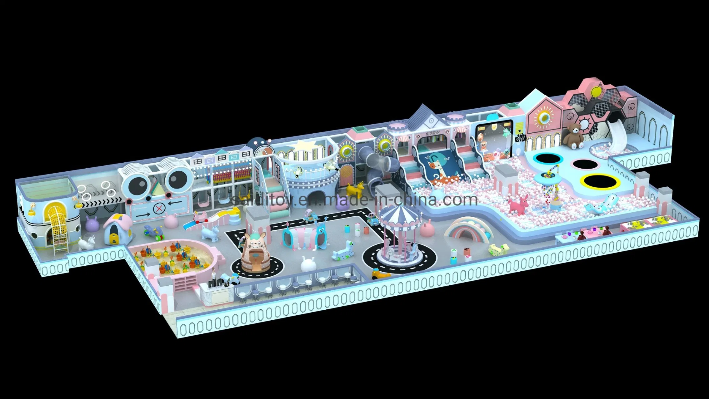 Large Shopping Mall, Amusement Castle, Indoor Playground Equipment