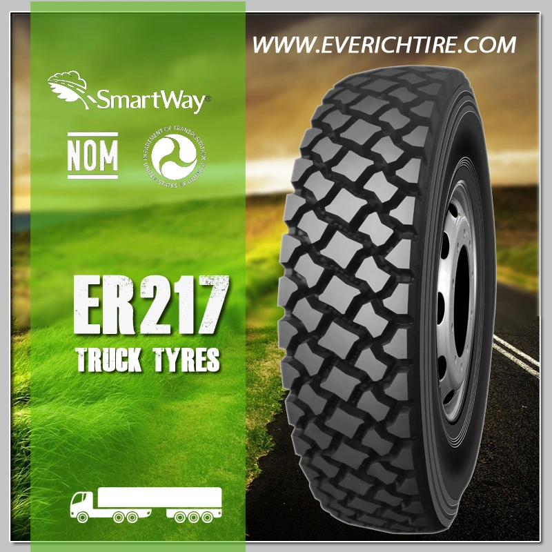 Qualidade Premium Truck fábrica de pneus com DOT ECE Smartway Nom (11R22.5 11R24,5 295/75R22.5 285/75R22.5)