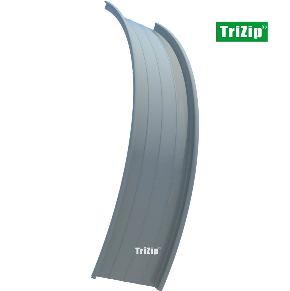 Trizip Metal Aluminum Alloy Standing Seam Convex Panel