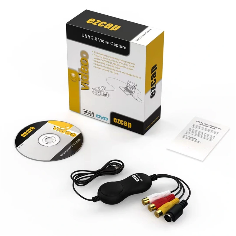 USB 2,0 Video Capture Card Drive-Free USB AV Video Capture Akquisitionskarte