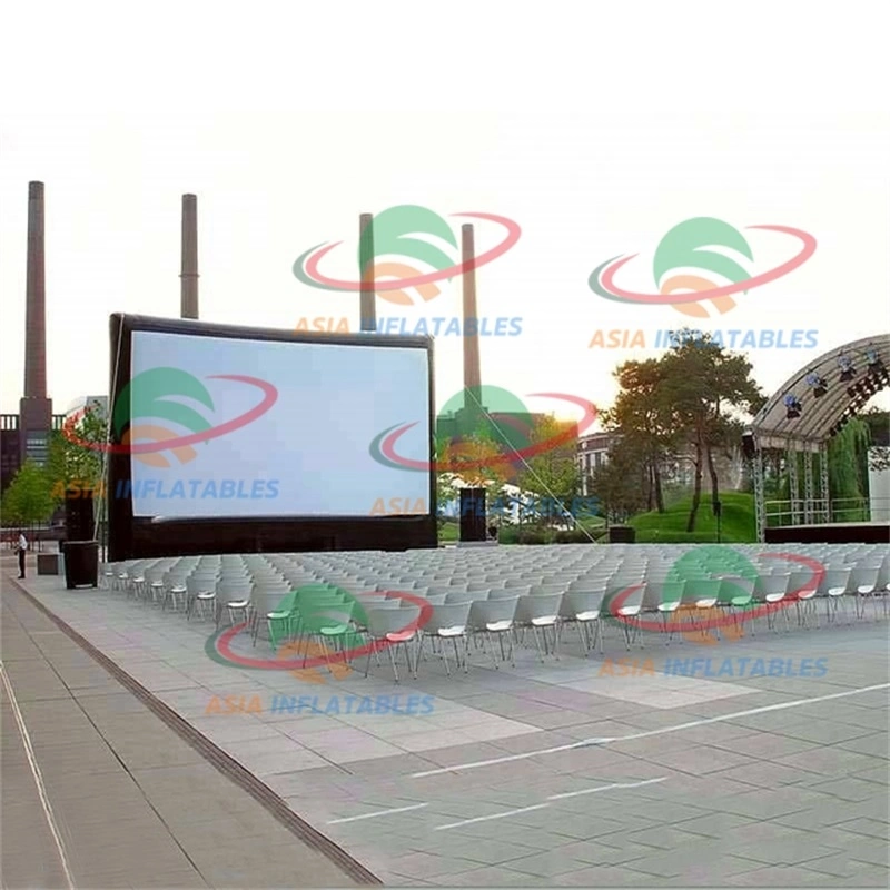 Blow up 40FT Instant Cinema TV Projector Outdoor Air Inflatable Movie Screen