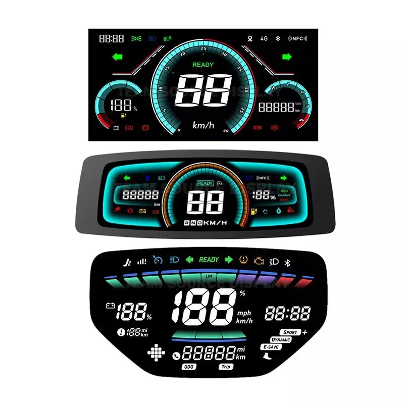 Car Instrument Panel Digital Speedometer Instrument Cluster Display Panel