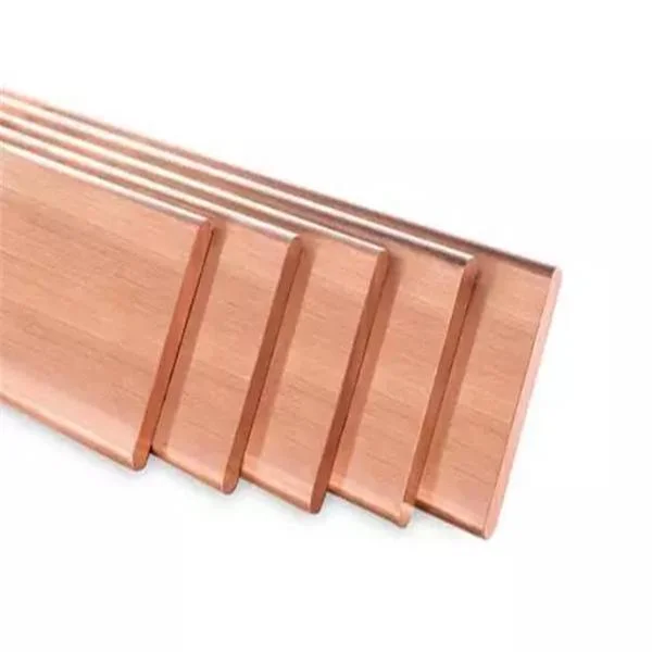 China C10200 C11000 Pure Copper Flat Round Solid Copper Bar Stange Pro Ton