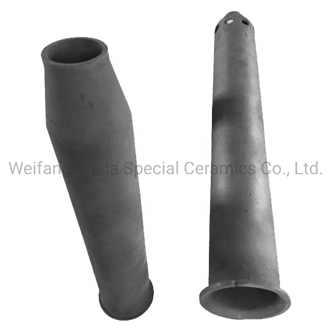 Ceramics Refractory Material Sisic Rbsic Silicon Carbide Fuel Nozzlerbsic (SiSiC) Refractory /Burner Nozzles for Industrial Furnace