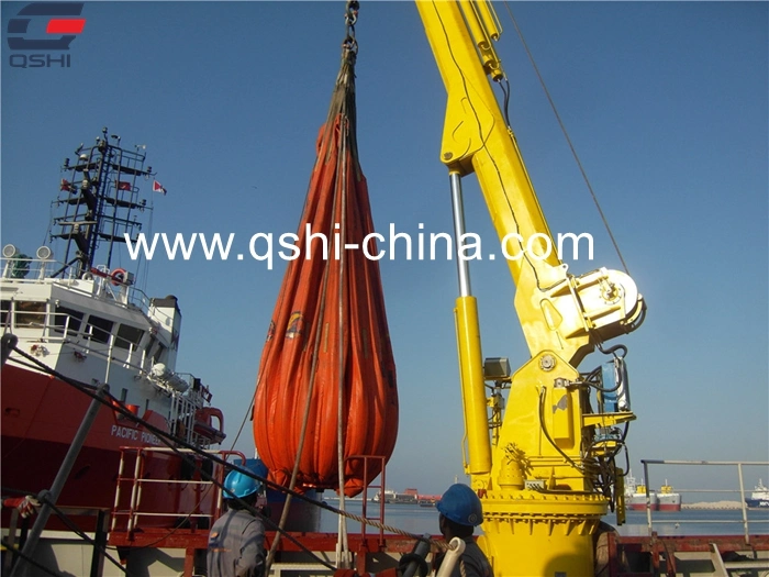 Grúa hidráulica de cubierta de barco/grúa de cincos de 20t30m con brazo telescópico