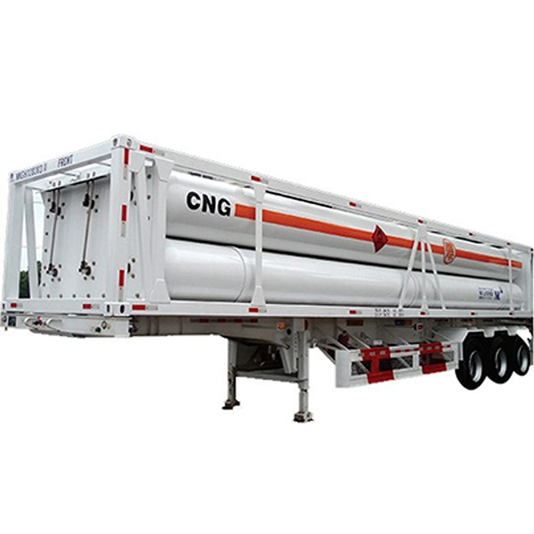 Compressed Natural Gas CNG Helium Hydrogen Tube Trailer Tube Bundle Container