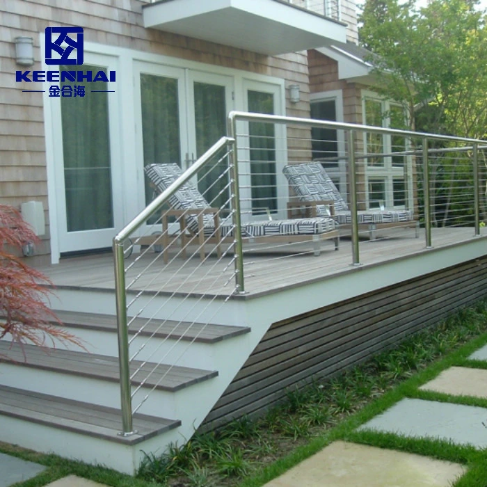 Floor Mounted Stainless Steel Stair Balcony Handrail