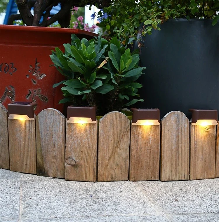 Garden Solar Step Lights Outdoor Solar pathway Lights Solar Staircase Iluminação para jardins