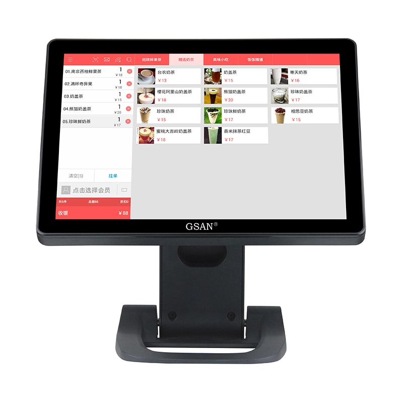 Moderated Price 15 Inch All-in-One Touch POS System Windows Cash Register