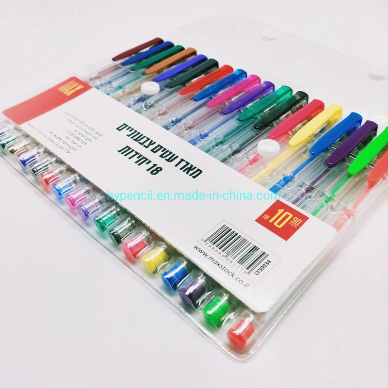 Office School Stationery Art Supplies 18 Gel Ink Pen