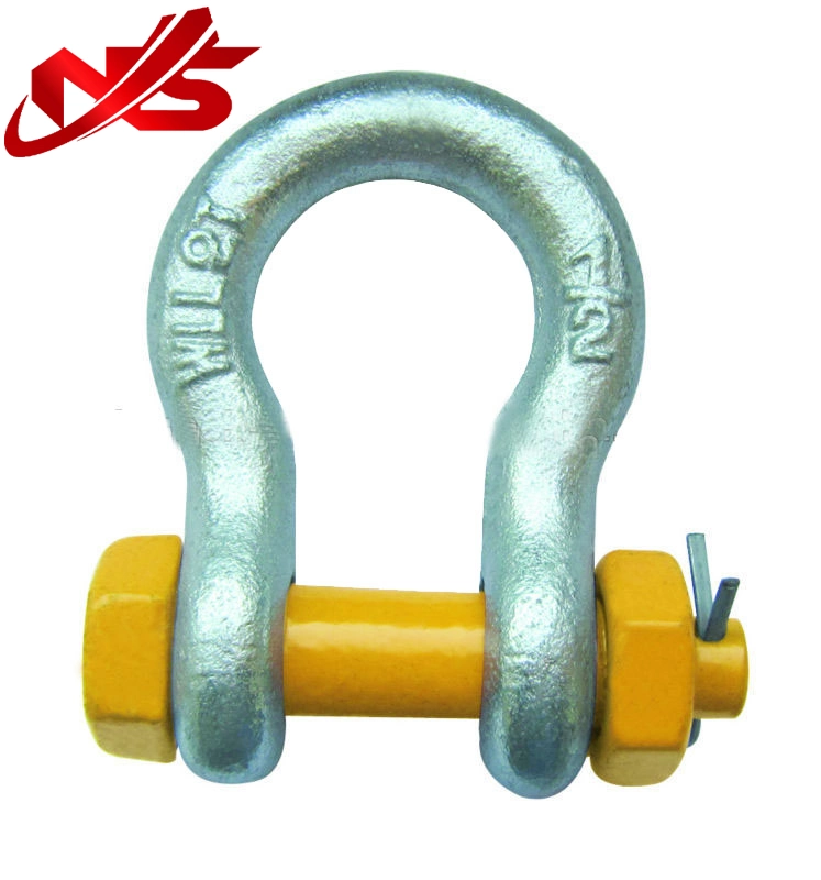 Us Type Drop Forged G-2130 Safety Bolt Bow Shackle