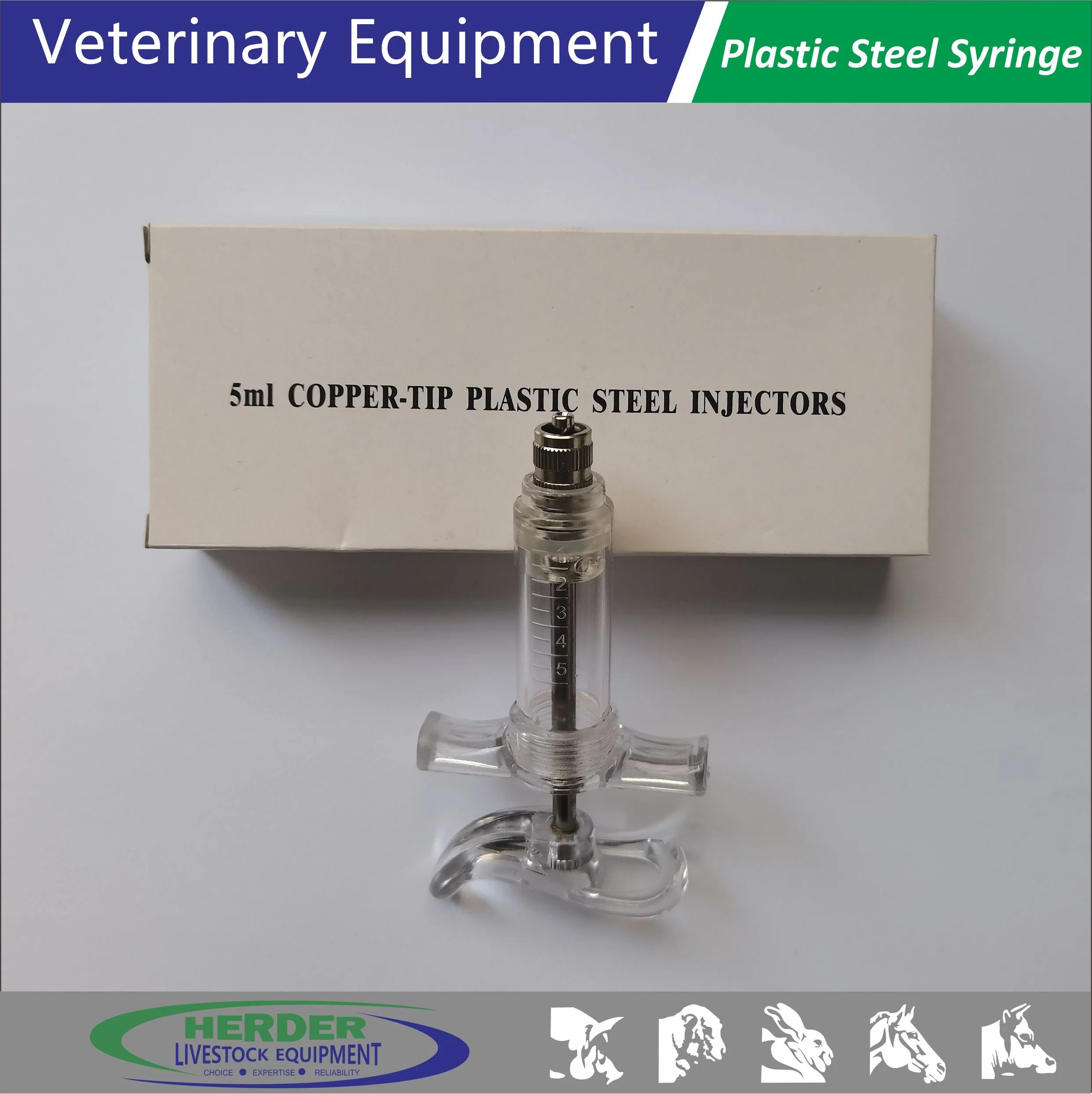 Veterinary Vaccine Injector Gun Auto Syringe Poultry Injection Automatic Syringes