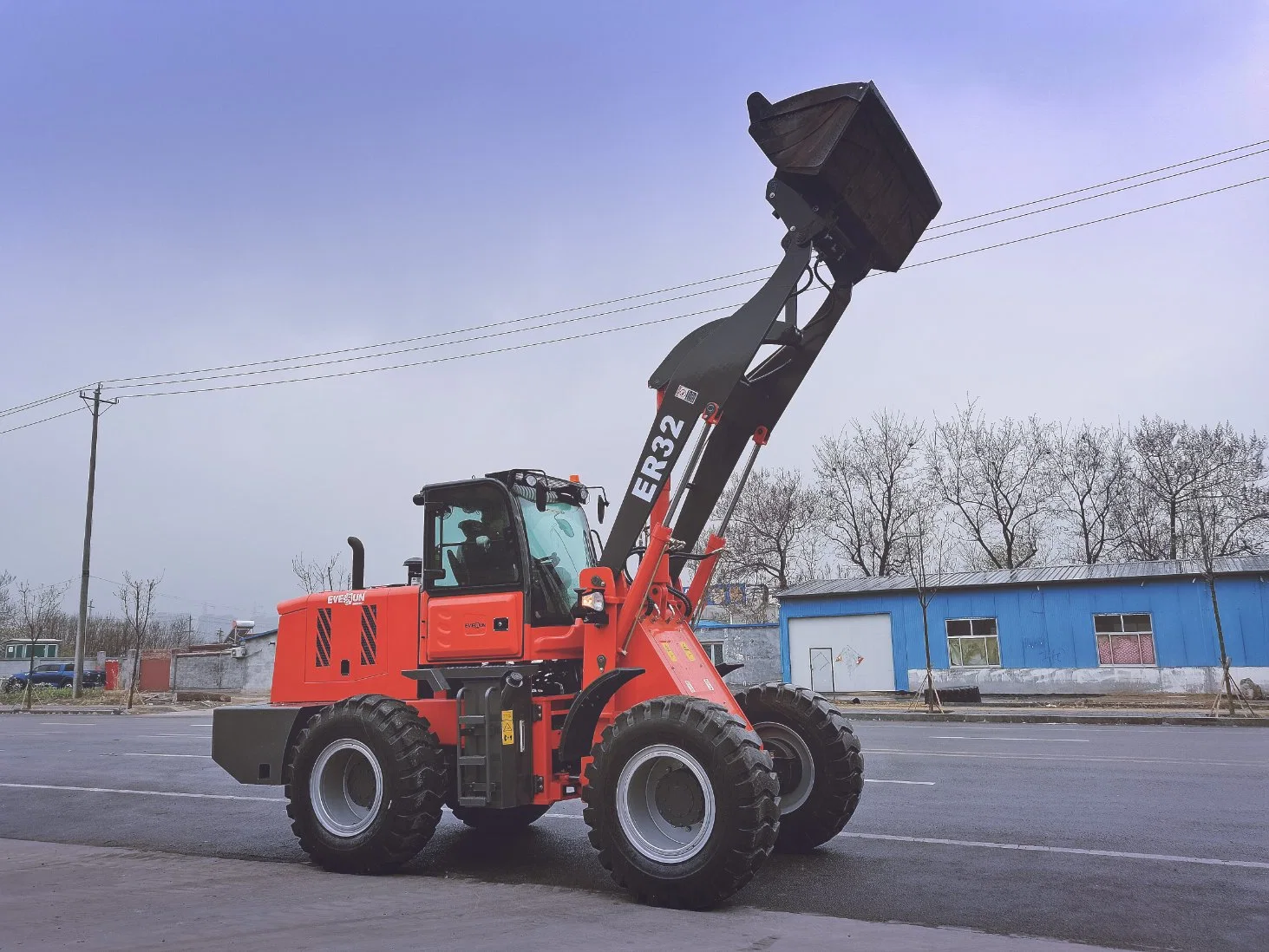 Everun New Design Er32 3.2ton Front Compact Farm Bucket Mini Wheel Loader