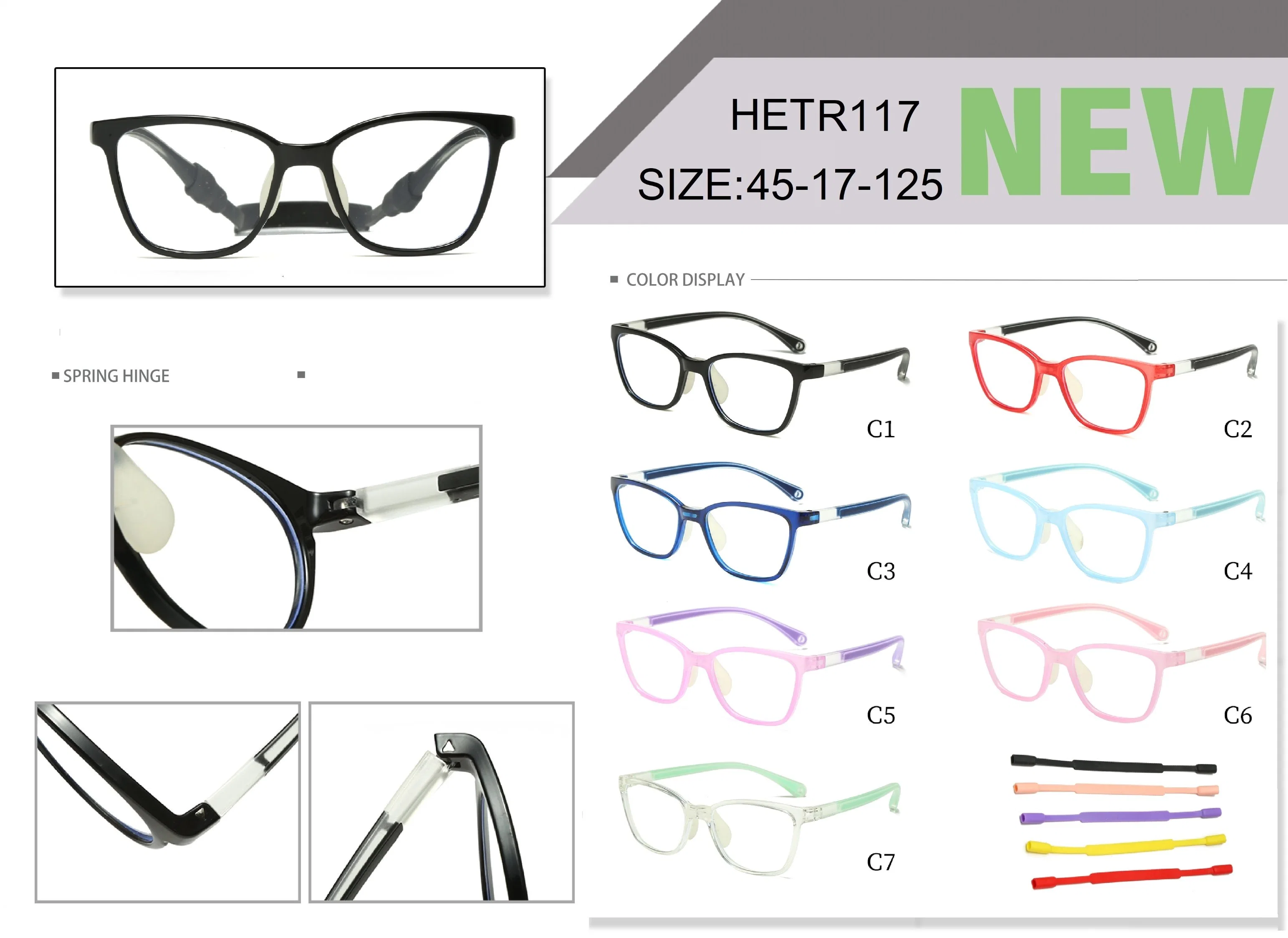 New Fashion Kid Glasses Flat Glasses for Boys and Girls Full Frame Lightweight Computer Goggles