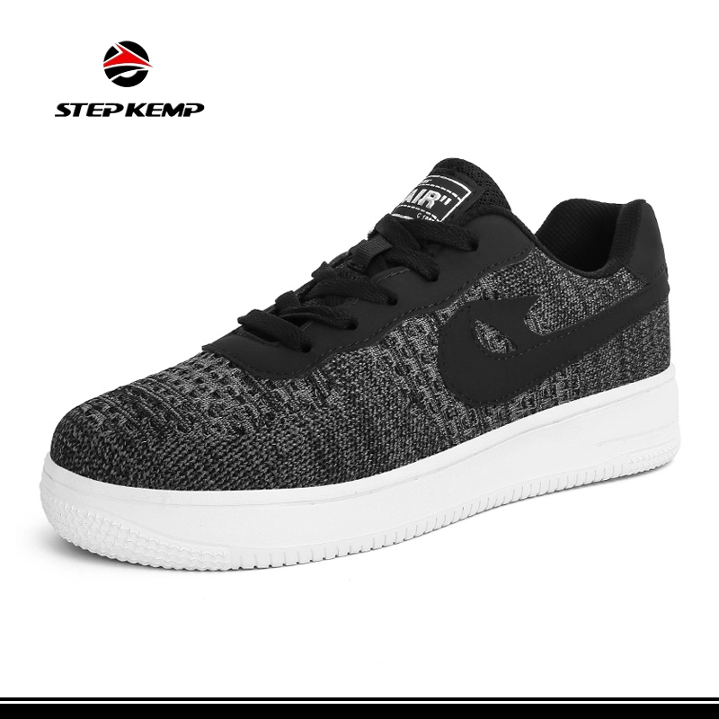 La mens transpirable Kintted atléticos casual moda deportiva caminar Zapatos de skate Ex-22s3049