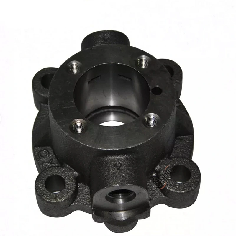 Customized Ggg50 Qt500-7 Ductile Iron Casting and Machining Engine Cylinder Block