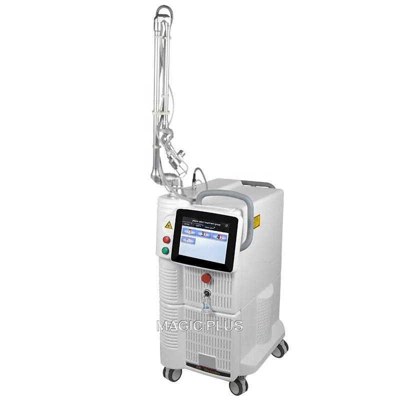 Equipamentos médicos 10600nm Laser Corte cirúrgico 60W laser de CO2 fracional de tratamento para o parto vaginal binário