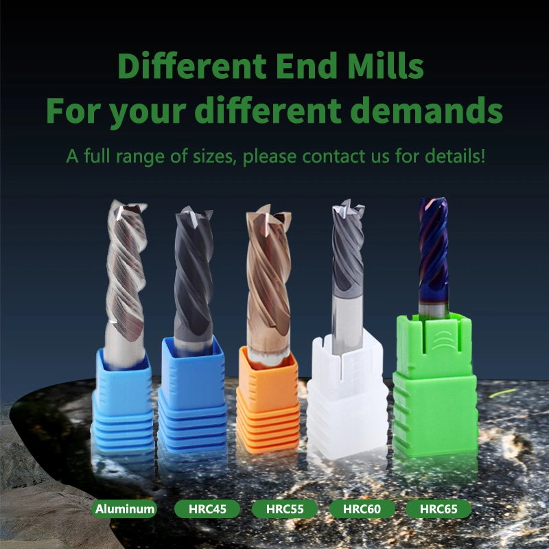 Diamond Multi Flute End Mill Cutting Tools