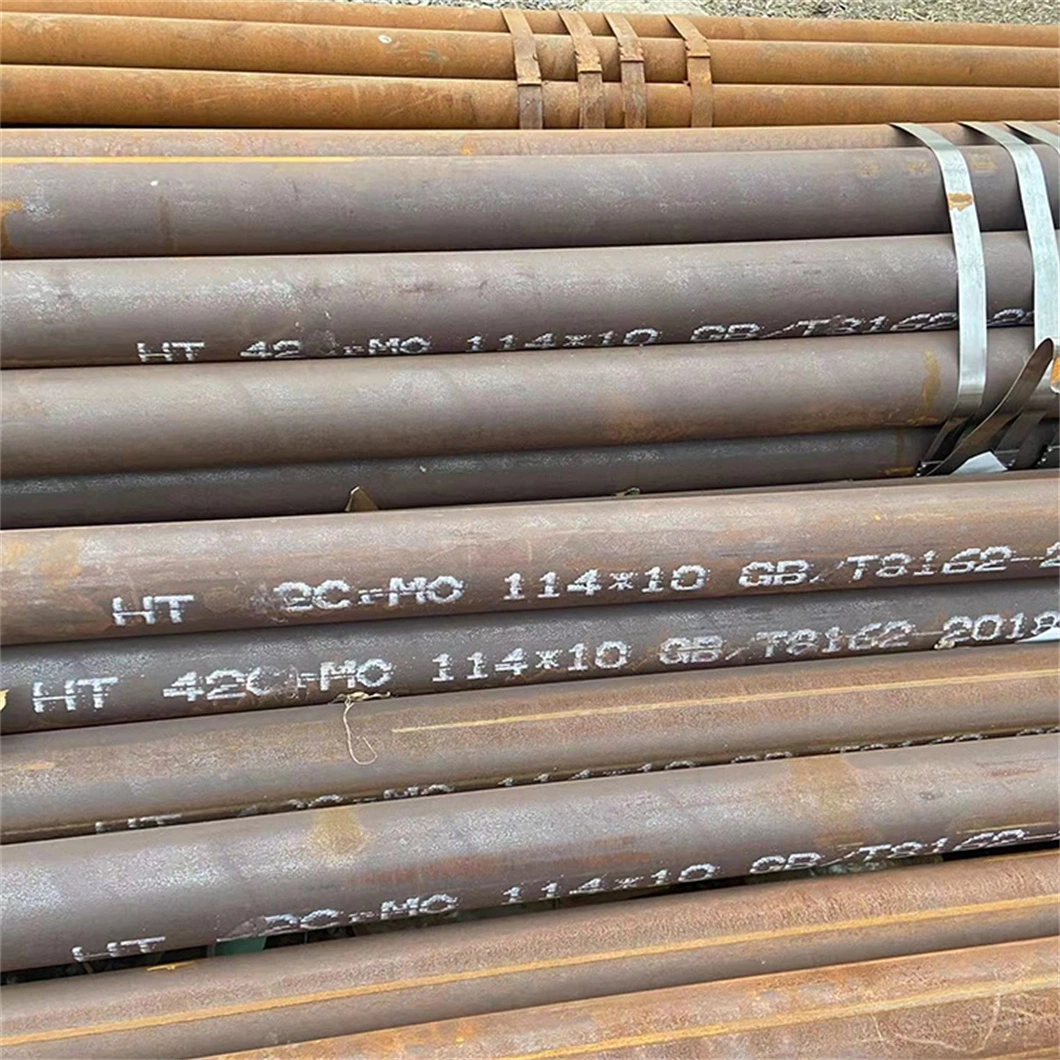 Factory Direct Sales High Quality 4140/42CrMo4/Scm440/1.7225 Low Carbon Alloy Steel Seamless Steel Pipe