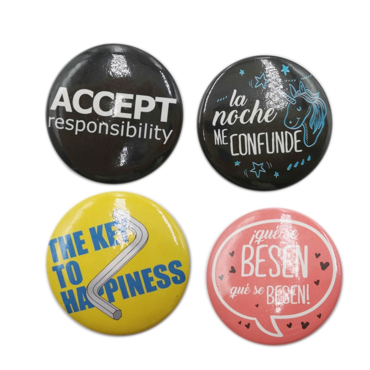 High Quality Customizable Button Badge/Tinplate Badge