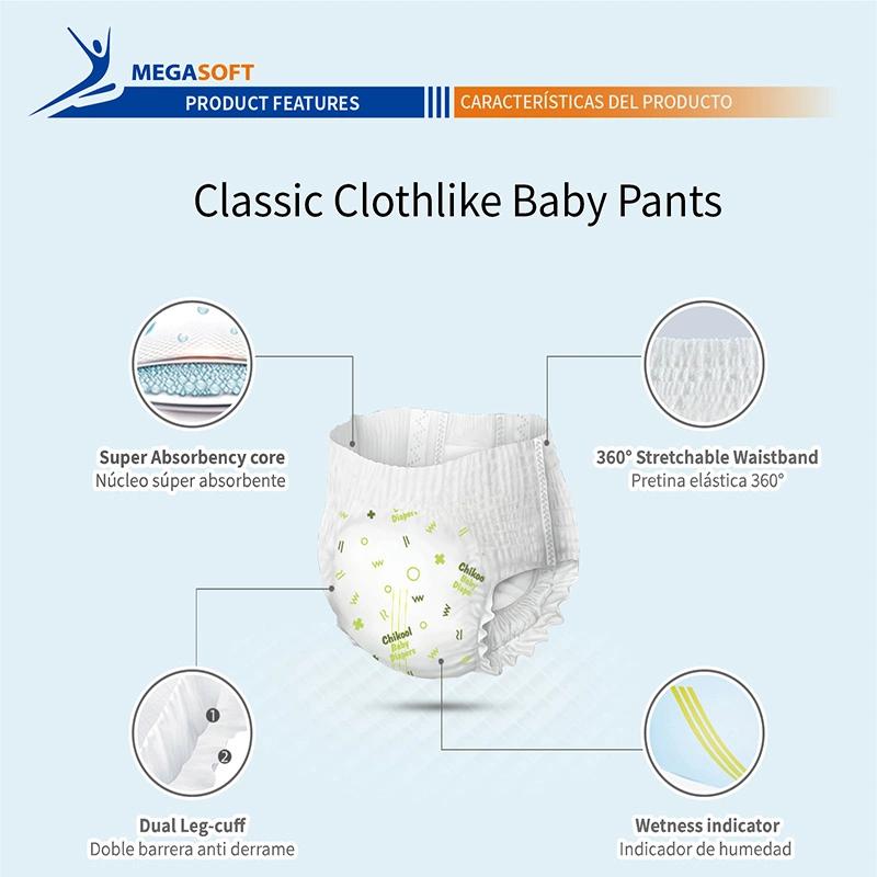 Les couches pour bébés jetables Chikool économique Sweet Teen Pantalon Bébé