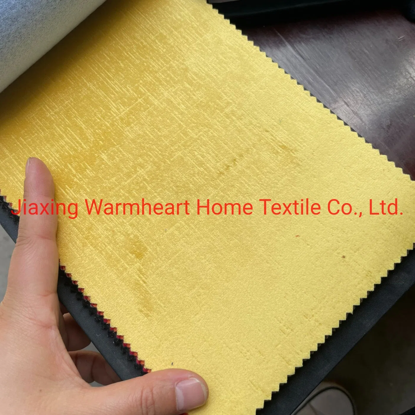 Glue Print Holland Velvet Ready Goods Stock Fabric Sofa Material Sofa Fabric Furniture Material (TELA)