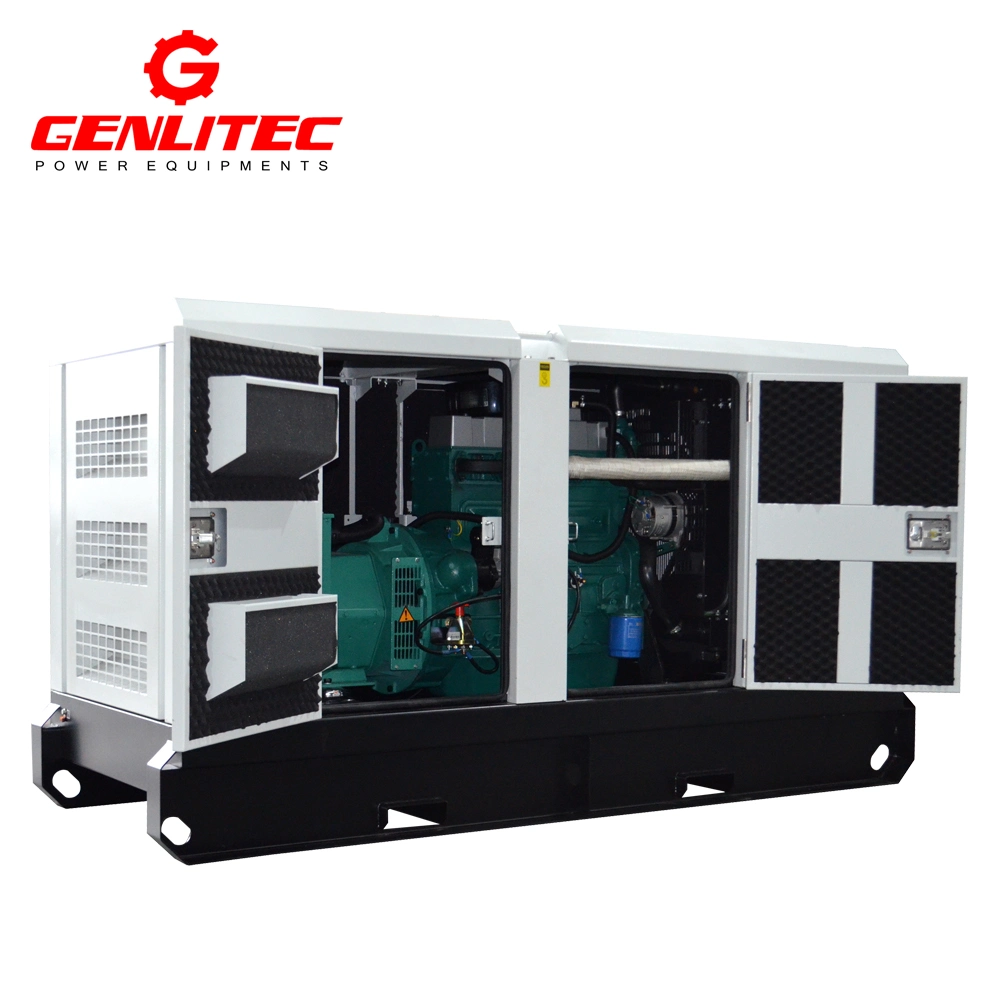 50 Hz 1 500 tr/min 3 phases tension Générateur de moteur diesel Ricardo de Chine Silent Canopy 38 kVA 30 kw